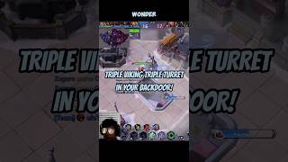 TRIPLE VIKING TRIPLE TURRET IN YOUR BACKDOOR!