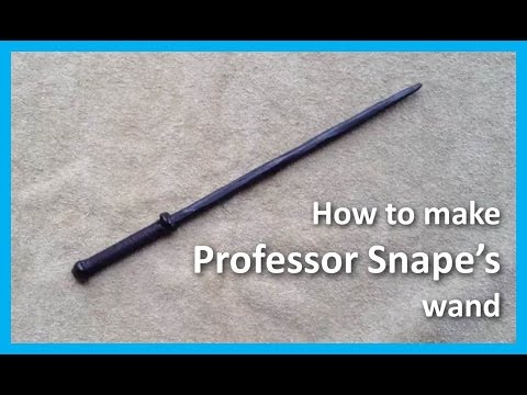 How to make Professor Snape's wand from Harry Potter movies