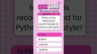 Python Interview Question  and answers  11 #nschoolacademy#python #interviewquestionsandanswers