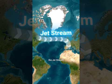 Why Planes Follow This Invisible Path Across the Atlantic ✈️ Jet Stream Highway 🌍