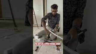 the art of copper pipe band|accurate bender|@NAC_AHMEDBAD17 #trending #shorts #shortvideo