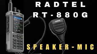 Radtel RT-880G Speaker Microphone Options