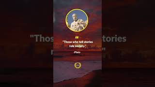 Plato’s Prophecy Has Come True – Those Who Tell Stories Rule Society #optio | #shorts