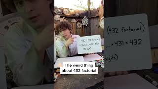 The WEIRD thing about 432 Factorial... #shorts