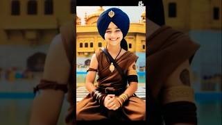 Cutest Warrior ♥️♥️ #cute #cutebaby #waheguru #wahegurusimran #goldentemple #sikhhistory #sikhkids