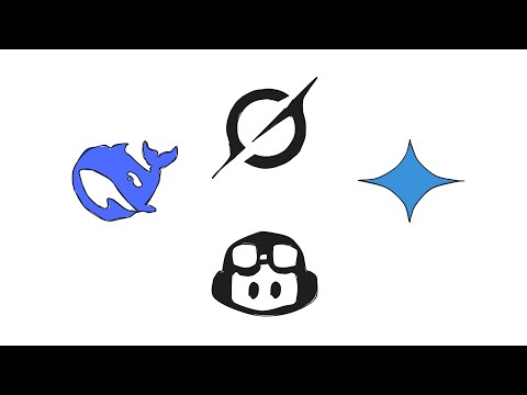 LLMs Logos in Excalidraw: Copilot, Gemini, DeepSeek & Grok ✏️🚀