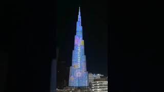 Onpassive Laser Show in burj khalifa Dubai #shorts