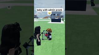 trolling in roblox as baby with admin commands 😂 #roblox #funny #trolling #memes #gaming