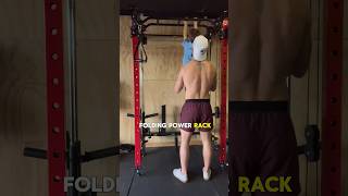 New Garage Gym Folding Power Rack @major-fitness 🏆 #gym