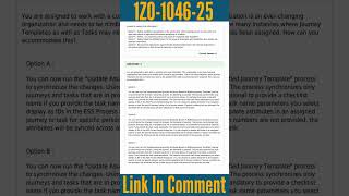 1Z0-1046-25 Exam Questions Oracle Global Human Resources Cloud 2025 Implementation Professional