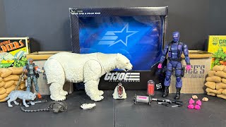 GIJoe Classified Snake Eyes and Polar Bear MASS Device