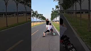 He Tried a Bike Stunt, Instantly Regretted It! 😬🏍️ #Shorts #EpicFail