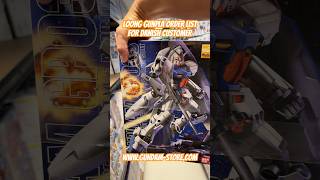 Loong Gunpla order list for Danish customer #gundam #gunpla #bandai #modelkit #hobby