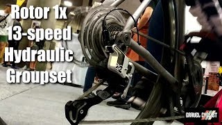Rotor 1x 13-Speed Hydraulic Groupset: NAHBS 2019