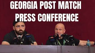 GEORGIA:  Post match press conference after loss to Springboks