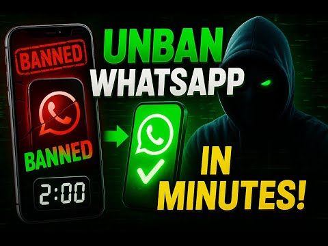 How to Unban WhatsApp in 2 Minutes | 100% Working Trick!