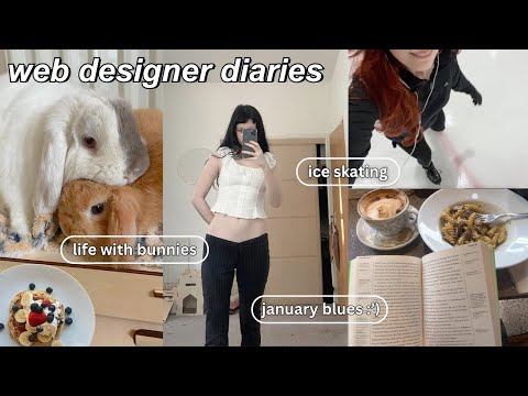 Work & life | january blues, new hobbies & bunny bonding 🐰