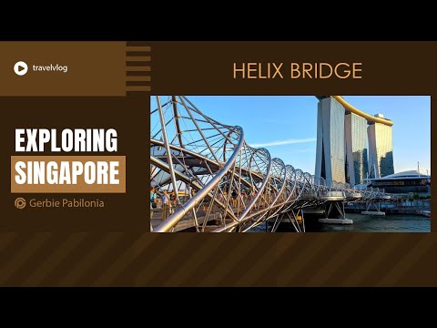 Best city-based tourist spots / Helix Bridge / #singaporetravel 2024