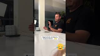 she served dinner with anger and his reply was crazy #viralshorts #shorts