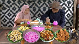 Memetik Terong Ungu di Kebun | Masak Sambal Terong, Terong Krispi, Ayam Serundeng, Es Buah Naga