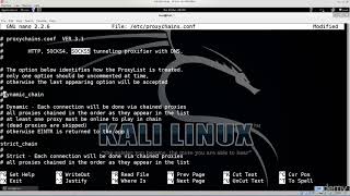 Ethical Hacking Tutorial   14   Installing and Configuring ProxyChains on Ka