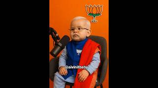 OMG 😱 Narendra Modi baby Podcast #babypodcast #shorts #viralvideo #aipodcast #ai #aibabypodcast