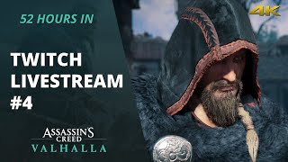 Twitch Livestream #4 - ASSASSIN'S CREED VALHALLA Slow Playthrough [52 HOURS IN]
