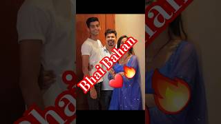 #ayesha Singh and her brother #laado #bhaibahankapyar #bollywood b #trending #love #song #viral#cute