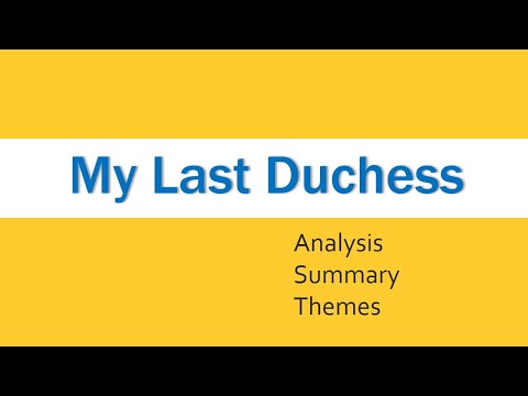 My last Duchess Summary in Urdu/Hindi | My last duchess Analysis