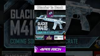 M4 Glacier Crate Opening | Bgmi New AKM Glacier Crate Opening | M416 Glacier Crate Opening #bgmi