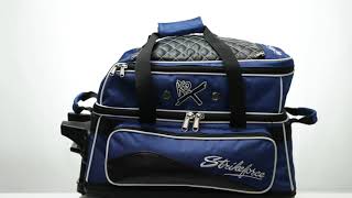 KR Strikeforce Royal Flush Double Roller Bowling Bag