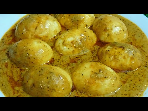 Easy and Unique Way To Make Afghani Egg Curry Recipe | Creamy Afghani Egg Curry at Home ❤️