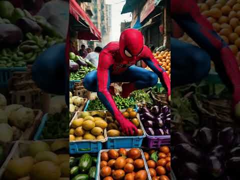 Spider-Man Sells Eggplants in India 😂 | Marvel Gone Desi!