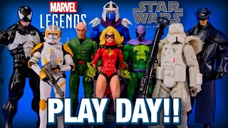 Play Day! Marvel Legends Star Wars TMNT DC Batman Venom X-Men Prowler Shredder More!