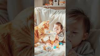 Hero Cat Saves the Day?"#shorts #fuunyshorts #trending #viralshort