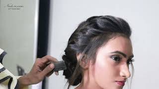 Western Bride Hair Style 👰| NADEE ACADEMY