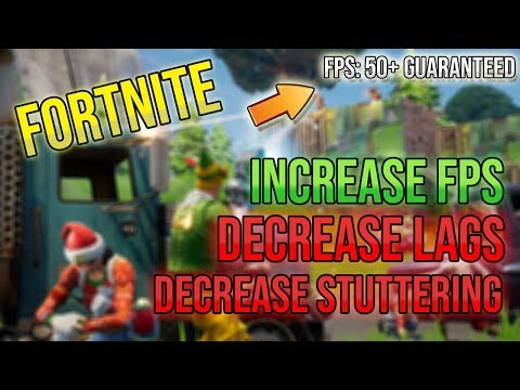How to INCREASE FPS and FIX Lags and Stuttering on FORTNITE!