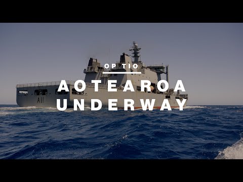 Aotearoa underway on Op Tio | Royal New Zealand Navy