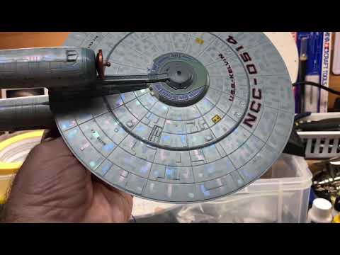 TMP era paint on Moebius USS Kelvin