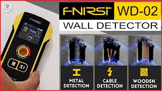 FNIRSI WD-02 Wall Detector Review | Detect Wire, Metal, Wood, Current Inside Wall!