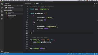 Respuestas en Node