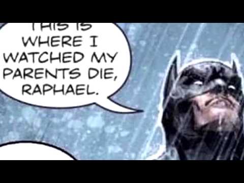 This is where I watched my parents die, Raphael.