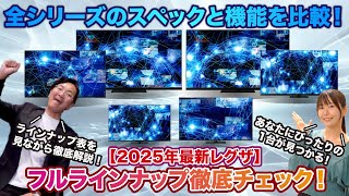 【2025年最新レグザ】全シリーズのスペックと機能を徹底比較！ ※音声修正版