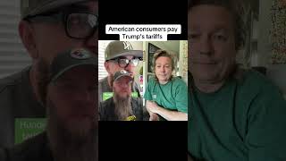 American CONSUMERS PAY TRUMP'S TARIFFS  #duet #trump #tariff #economy #economics #trade #deficit