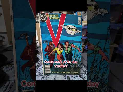 Comic book of the day V issue 8 by DC Comics September 1985#v #visitors #80s #80stvseries #dccomics