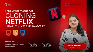 🎬 Create Your Own Netflix Clone | Live Coding with HTML, CSS & JS! (Free Certificate!)
