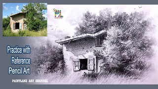 Practice Pencil Drawing and Shading with Reference || Easy Pencil Art
