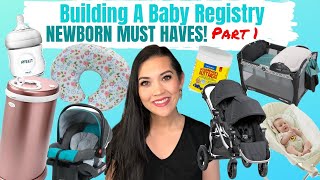 CREATE A BABY REGISTRY WITH ME (PT 1) | NEWBORN MUST HAVES | Amazon Baby Registry Checklist