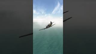 BF109 vs Hurricane #ww2 #aircombat #dogfight #bf109 #hurricane #ontarget #bullseye #luftwaffe #raf