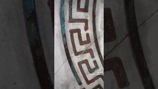 Pattern in the style of Versace Versace oxidation of copper #patina #effect #versace #fyp